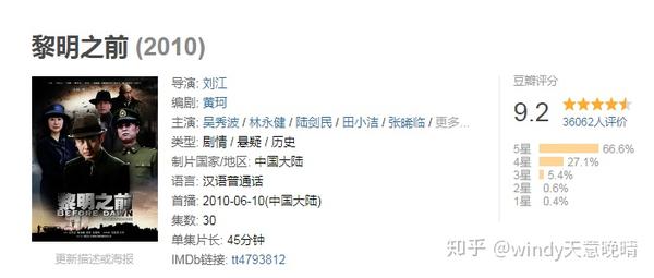 这十年 豆瓣评分超过9分的国产剧 只有这九部 知乎