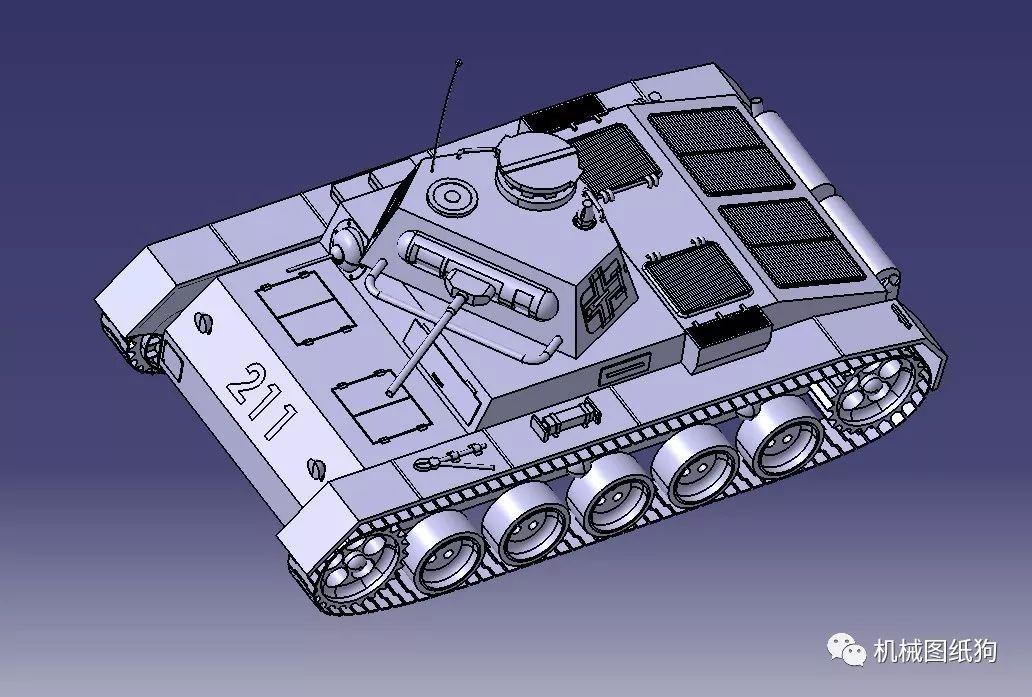 武器模型 德军三号坦克panzer iii简易模型3d图纸 - 知乎