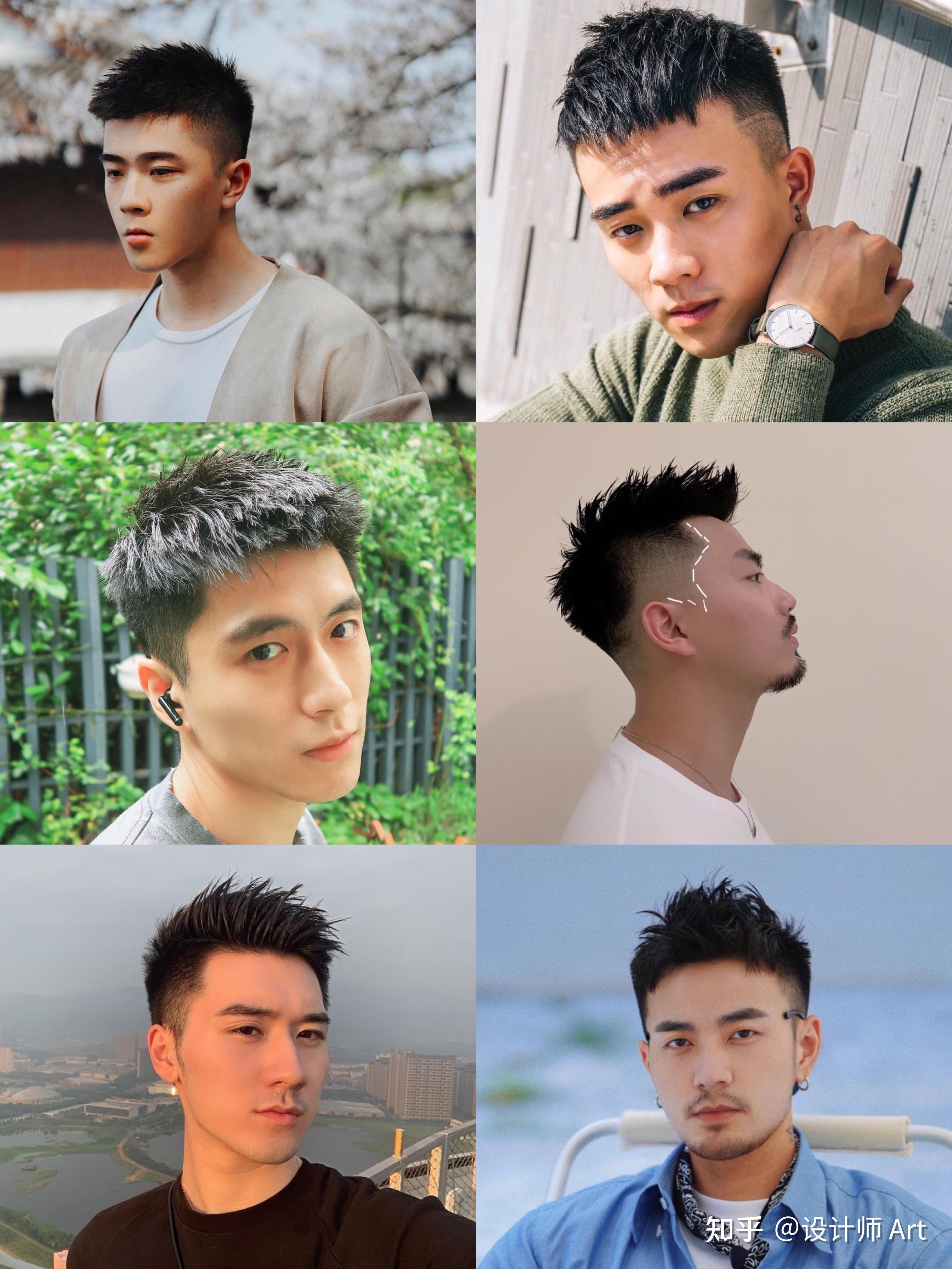 男生头发硬适合什么发型（发质粗硬头型）