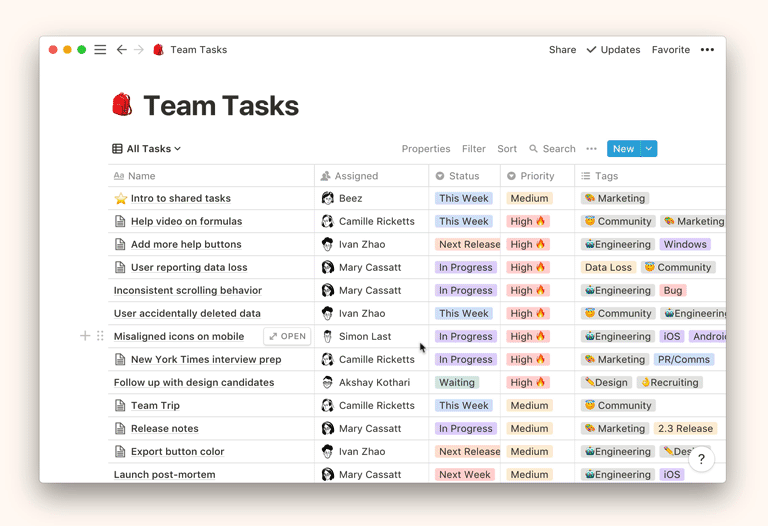 【Notion教程】Notion Tables - 表格 - 知乎