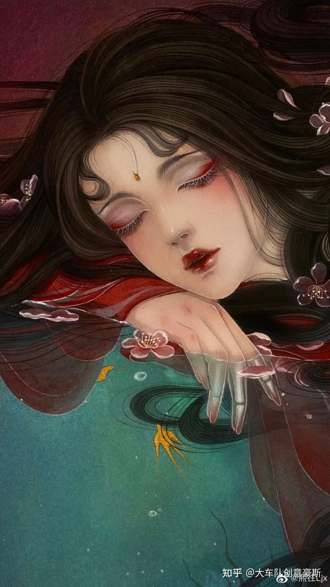 artist 28|美女插画师"复活"美艳女妖,一眼勾魂