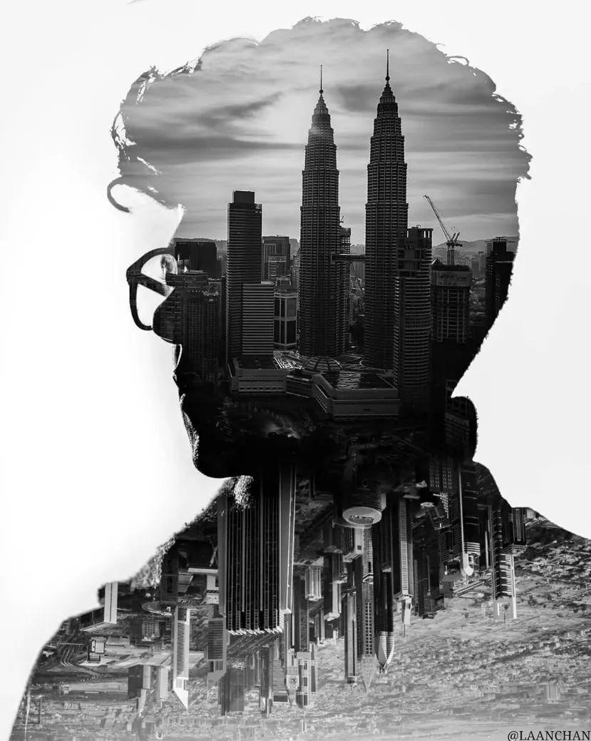 遐想~小涵君一直都很喜欢双重曝光的照片,里面可以装满无数想象和创意