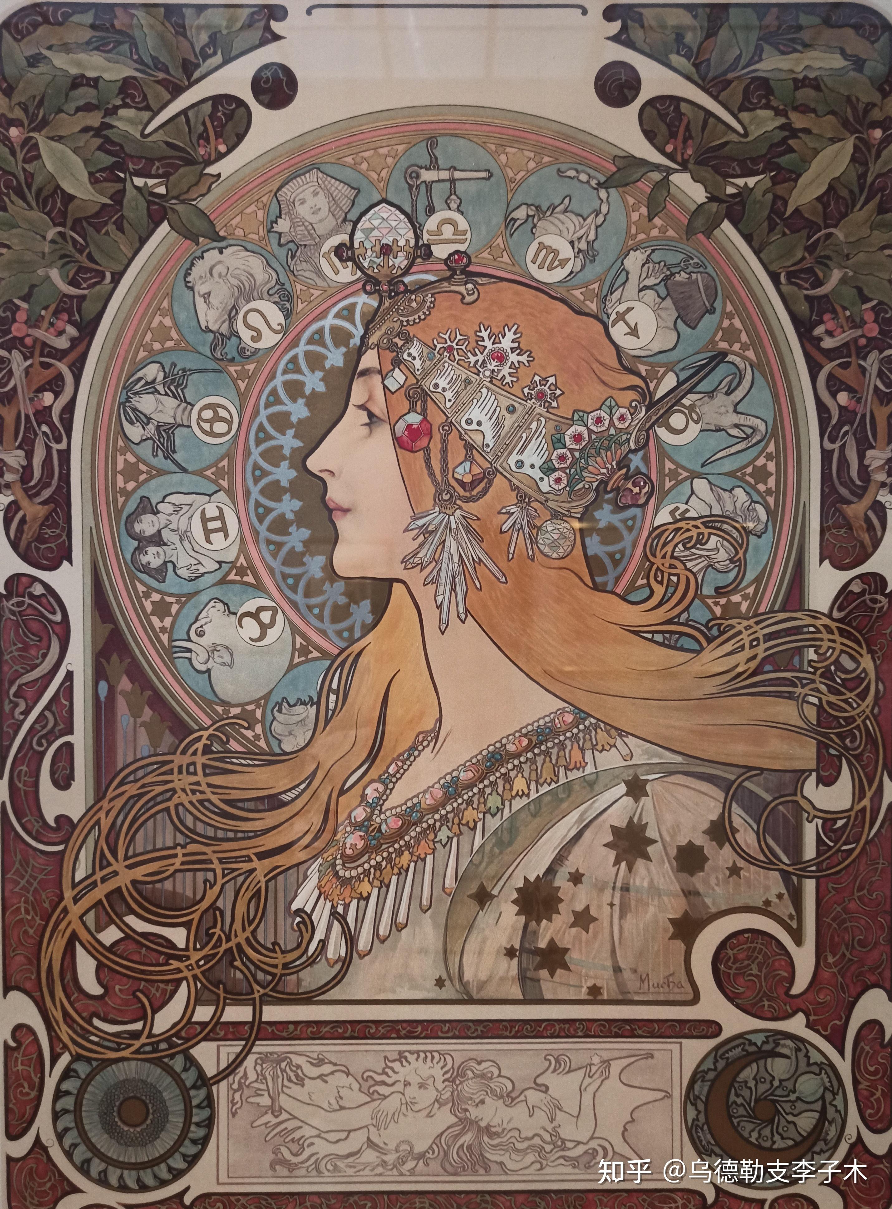 迫于生计,穆夏不得不暂停学业,到出版社当插画师和广告设计师.