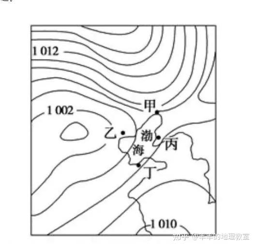 4月14日20時海平面等壓線分佈圖(單位:百帕)1.