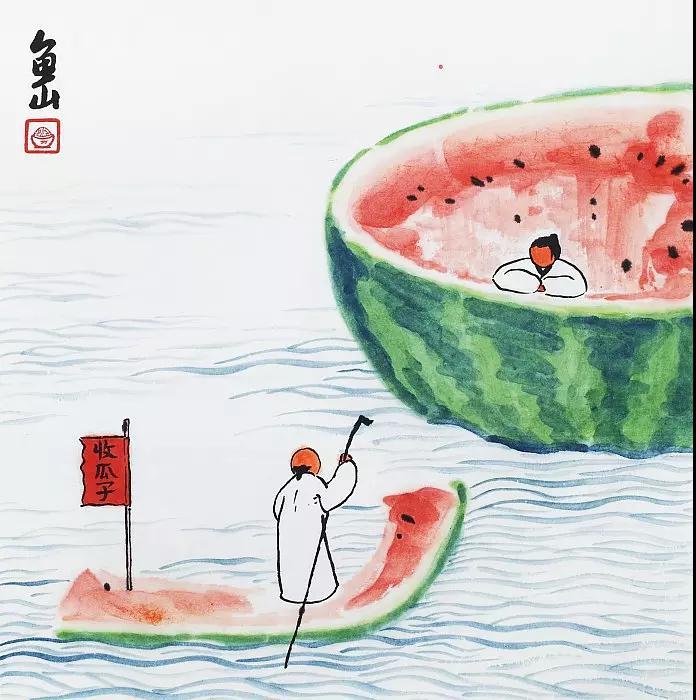 鱼山饭宽 在他的画里 忽大忽小任游天地 知乎 鱼山饭宽 在他的画里 忽大忽小任游天地 知乎