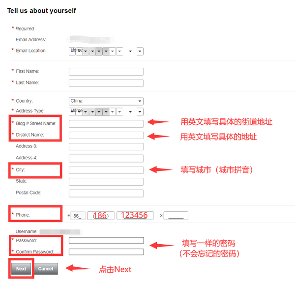 网站注册原因怎么填写啊英文
