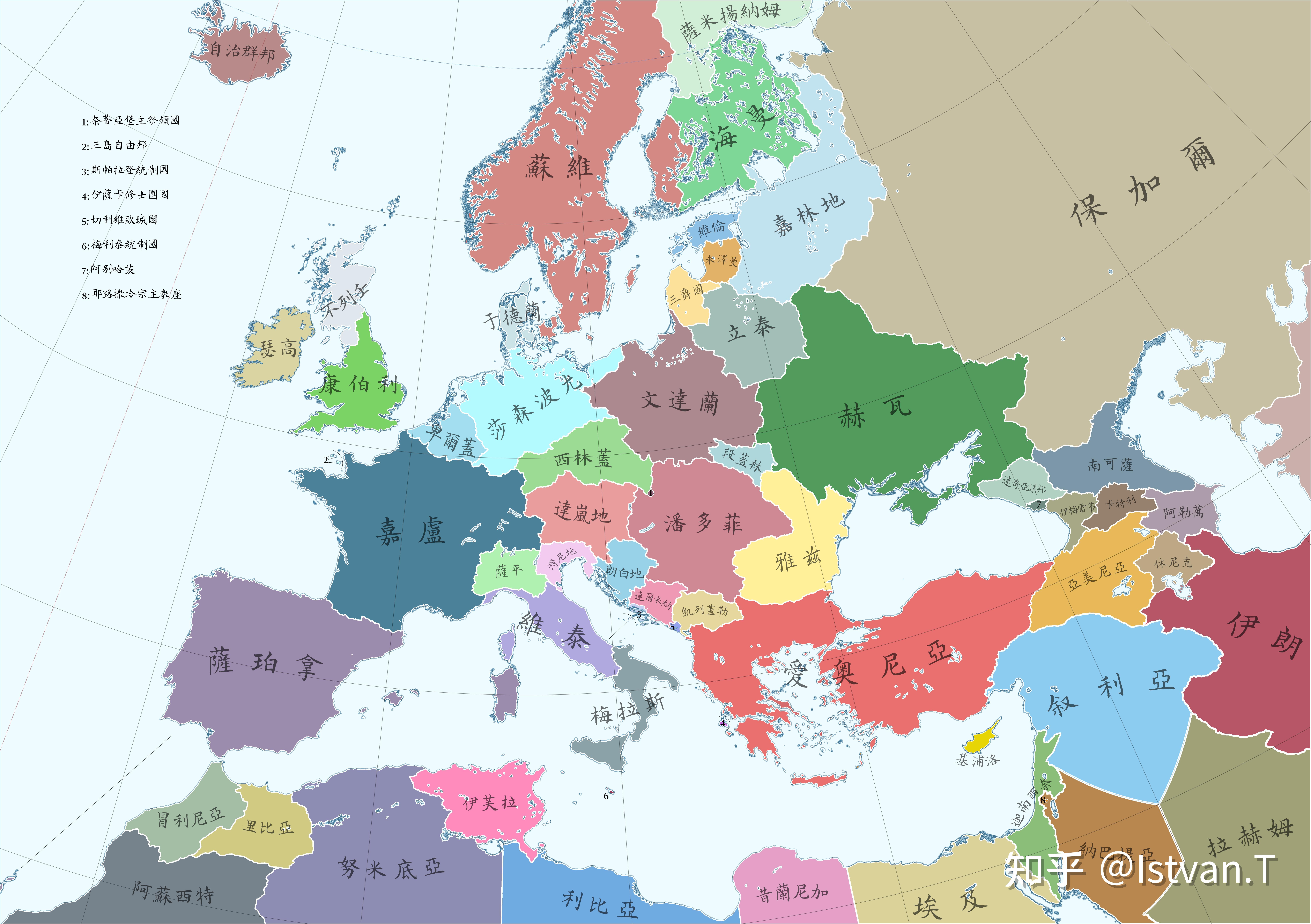 欧洲怎么划分五个部分图片