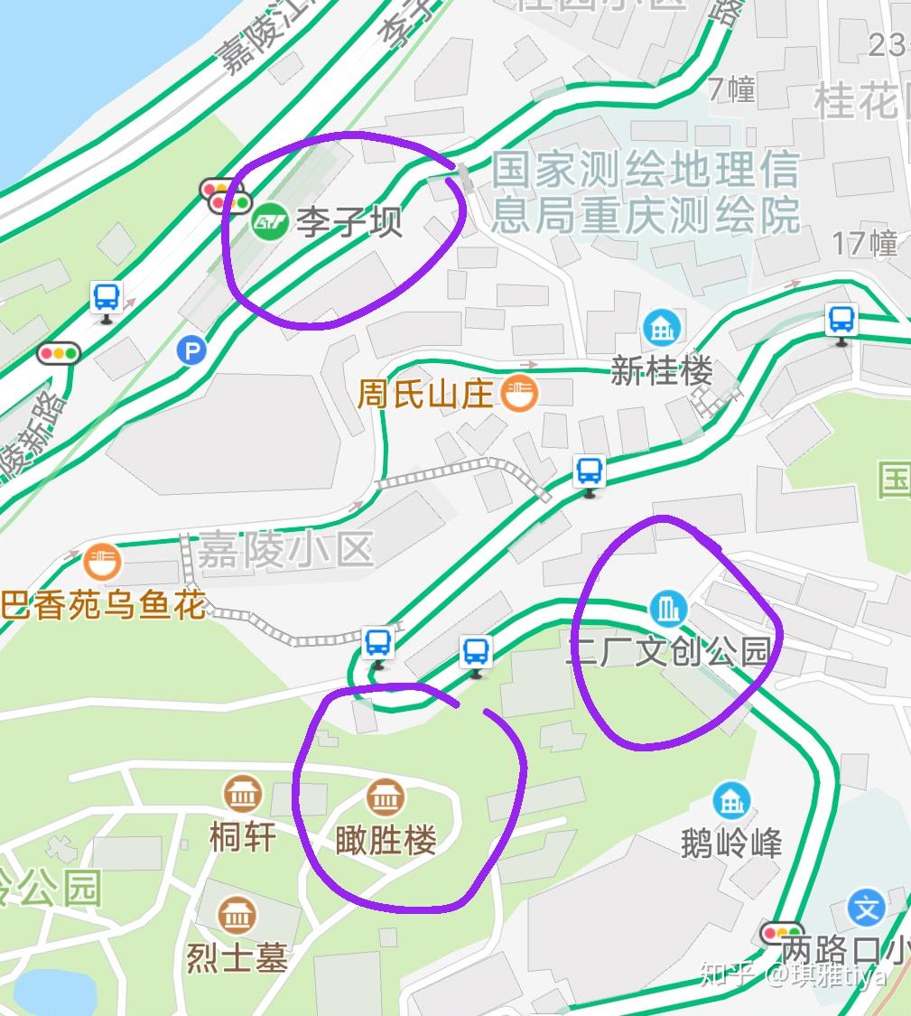 鹅岭公园平面图片