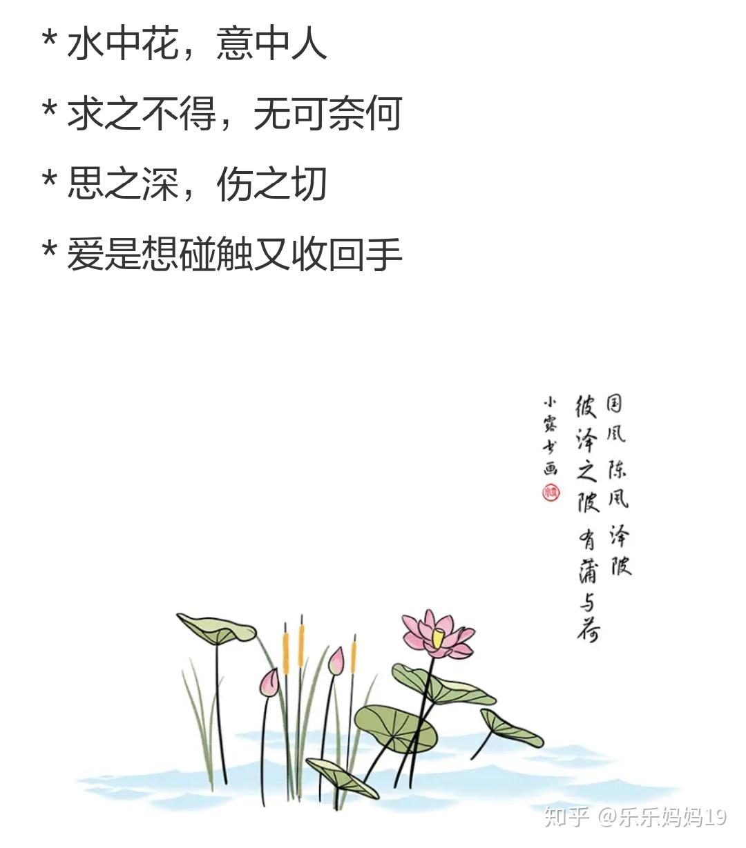 诗经陈风~泽陂 - 知乎