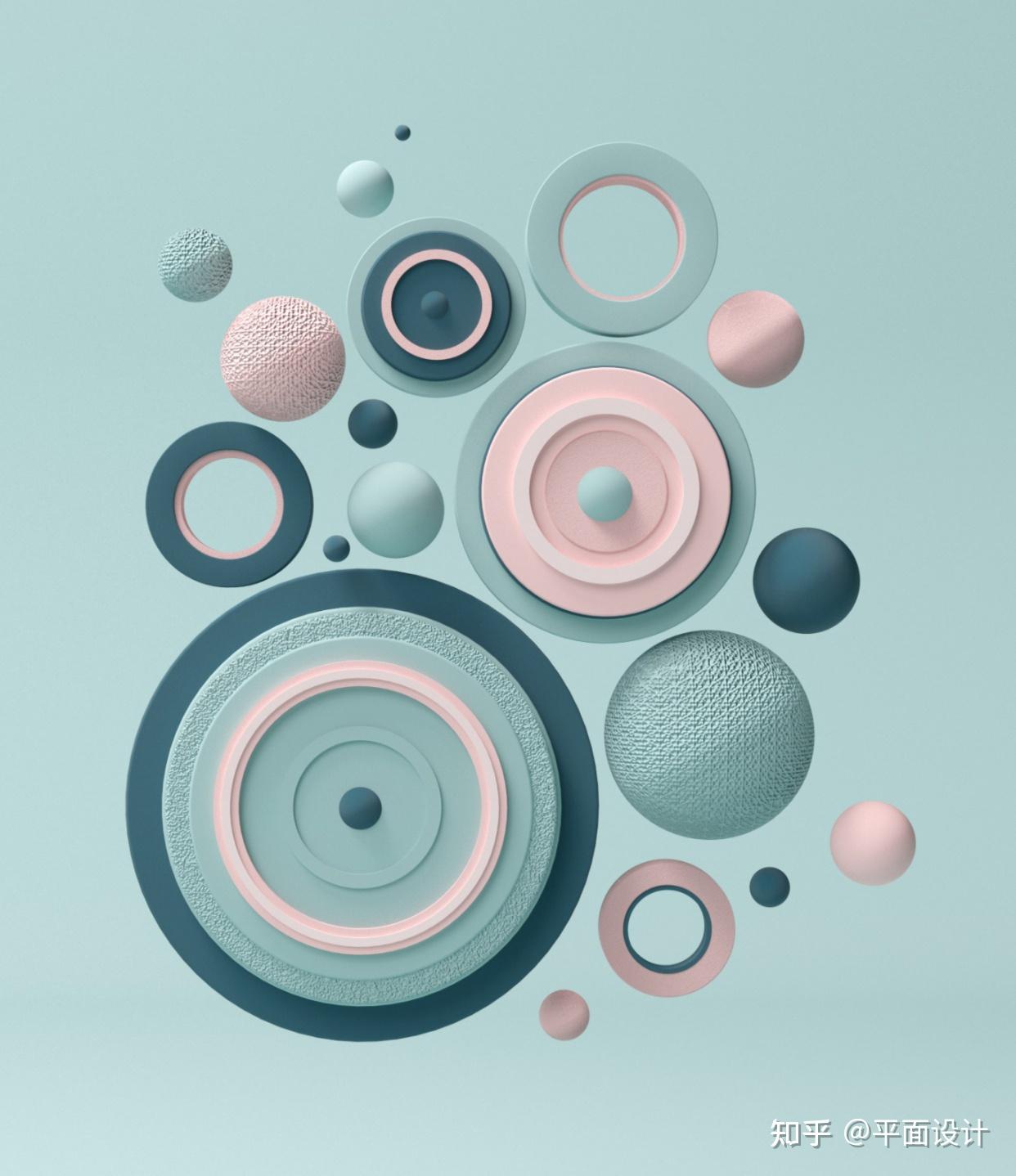 4d风格设计作品!立体感