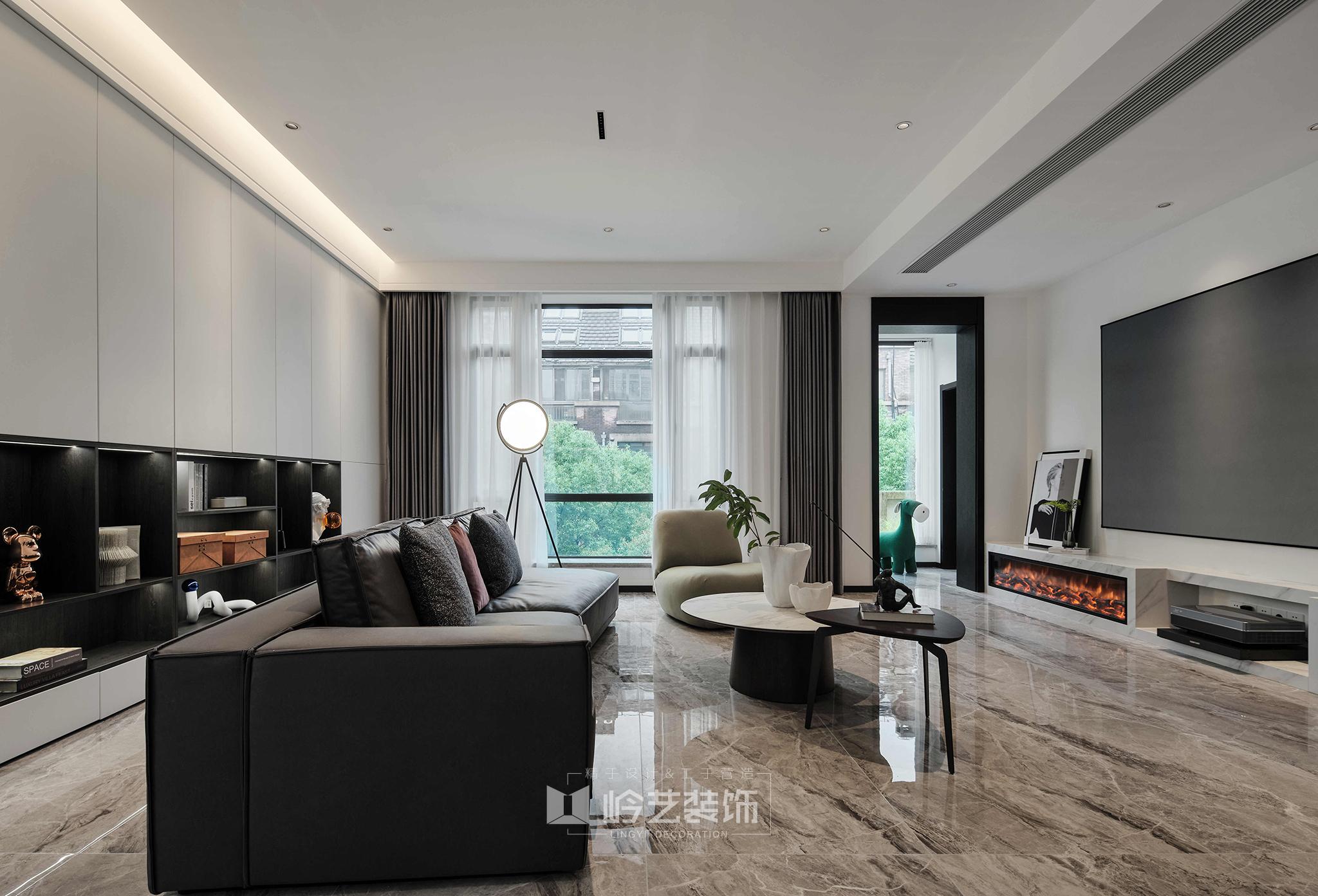 260m05意式极简洄游动线与开放空间的趣味共生