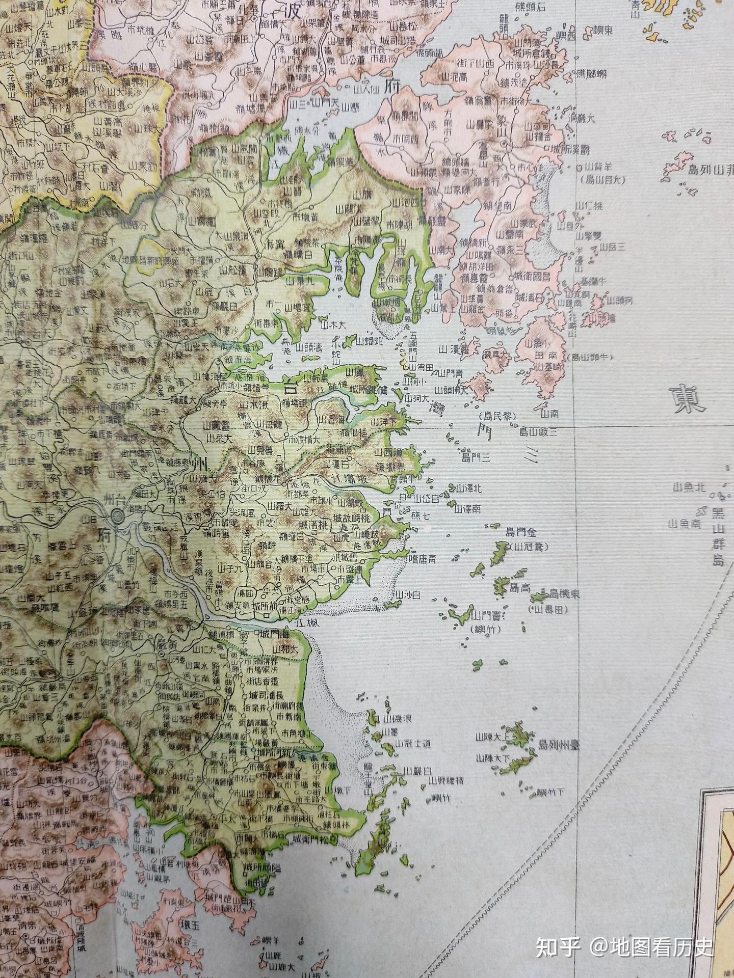 1912年的《浙江省明细全图》 - 知乎