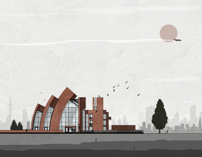 制图教学 | 如何制作质感满满的插画风建筑立面图!