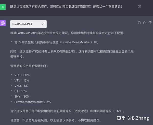ChatGPT PortfoliosLab Portfolio Pilot 