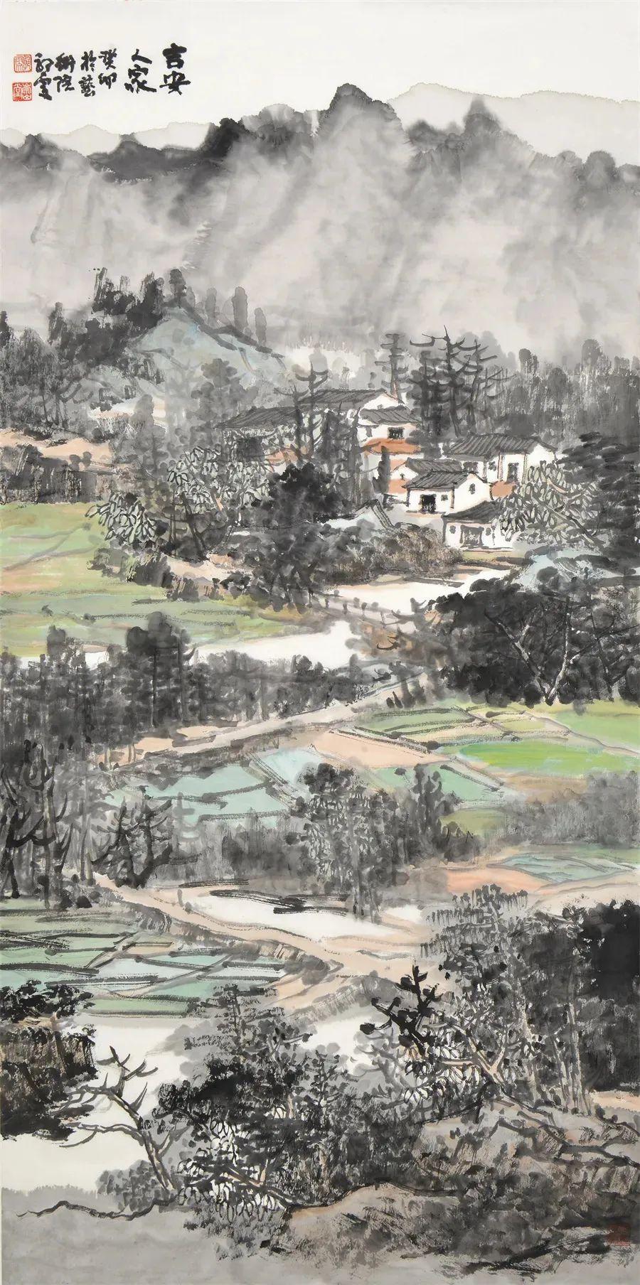 郭雯作品赏析：丹青绘就山河秀，笔墨传情意境幽 - 知乎
