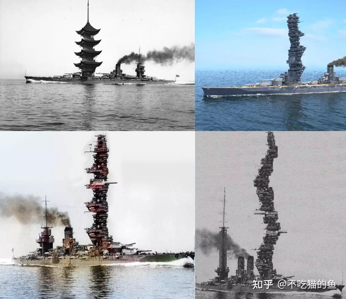 扶桑号后来伊势级两舰都改装为了航空战列舰,因为当时ijn的战列舰里