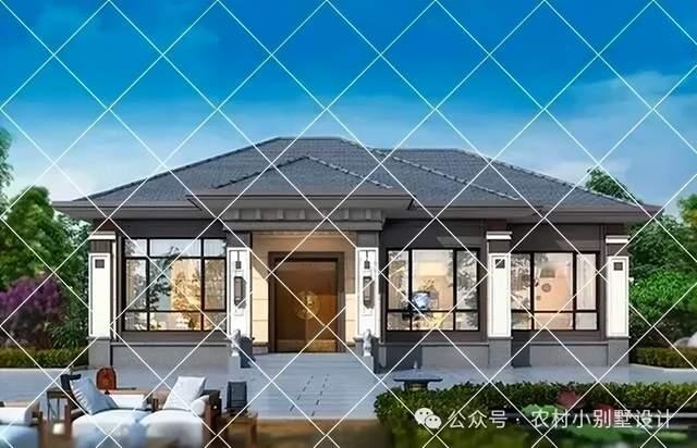 42套一层新中式别墅自建房,也霸气十足乡村一层养老农村别墅住宅 - 知乎