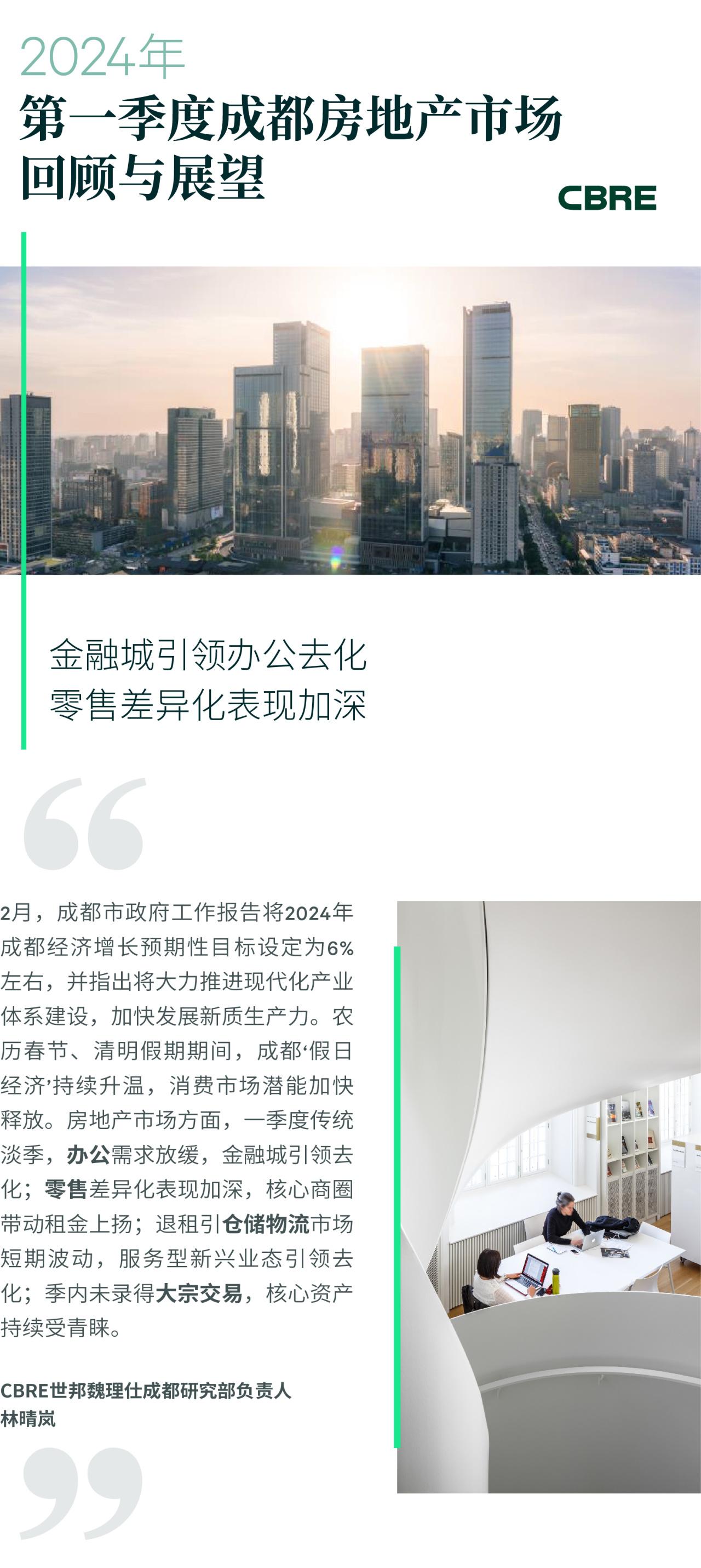 2024年第一季度成都房地产市场回顾与展望 - 知乎