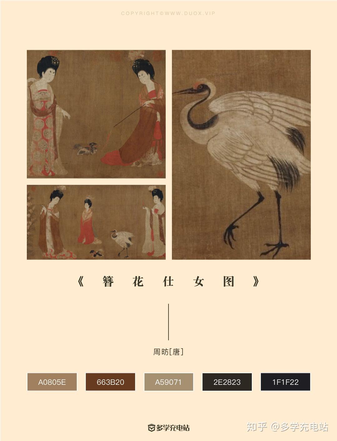 名画｜《簪花仕女图》唐代周昉赏析下载- 知乎