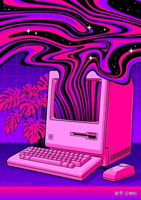 vaporwave蒸汽波艺术风格