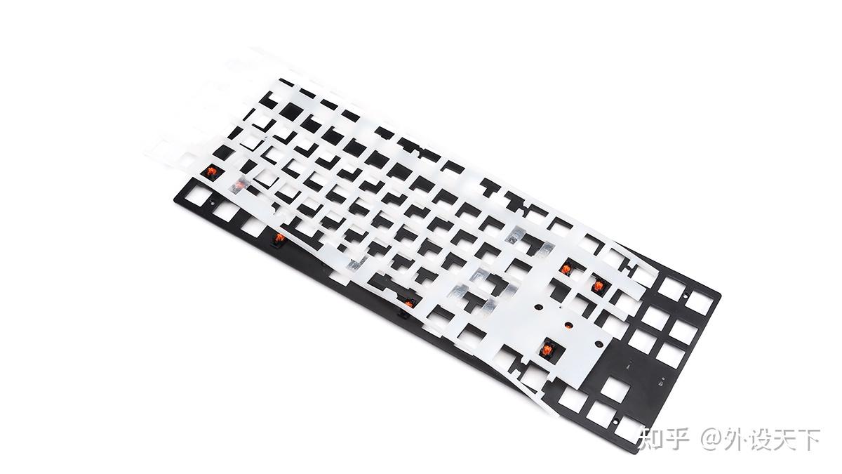 达尔优a87dareu定制轴版机械键盘拆解简评