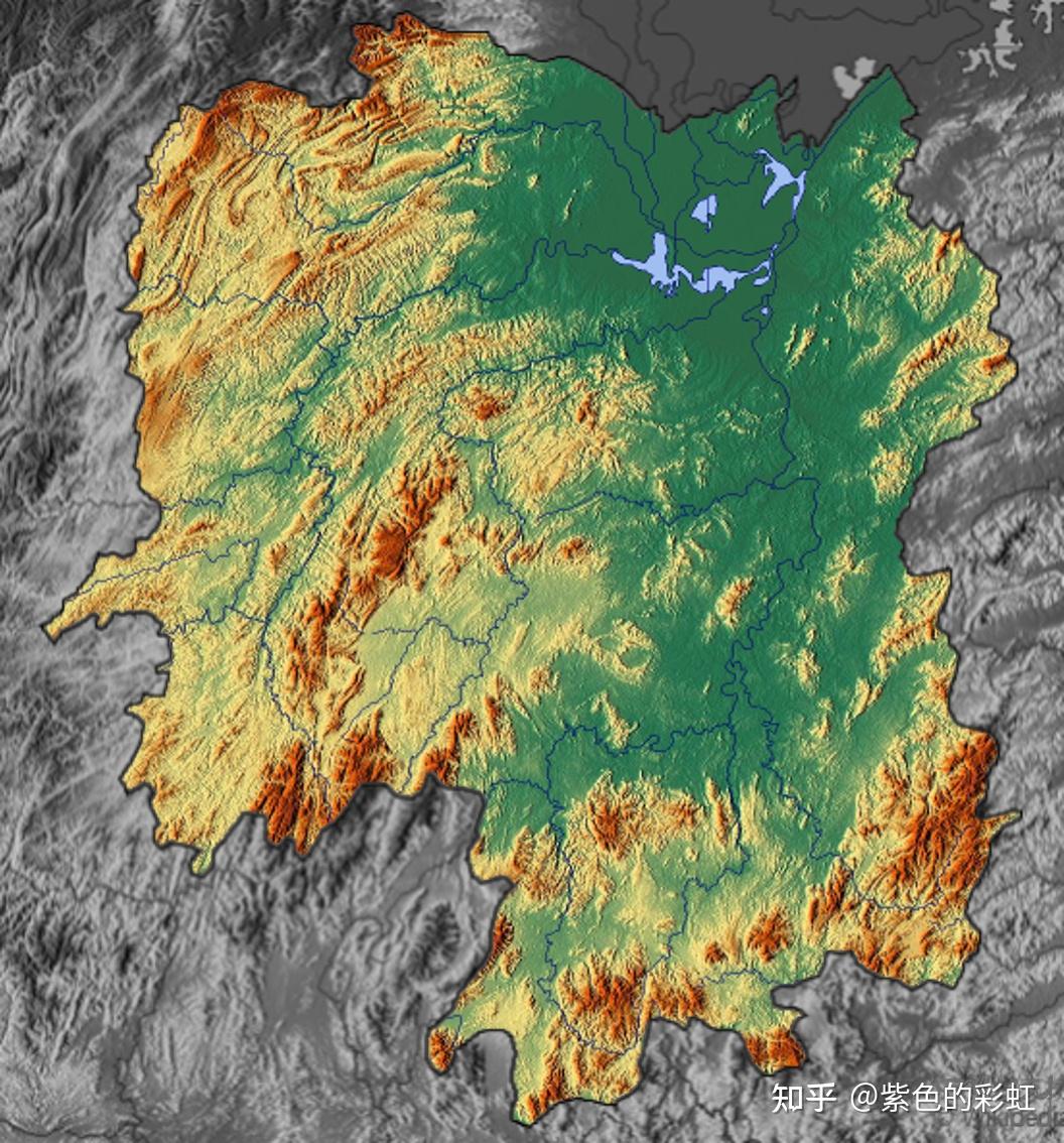 收藏 中国各省级行政区三维地形图