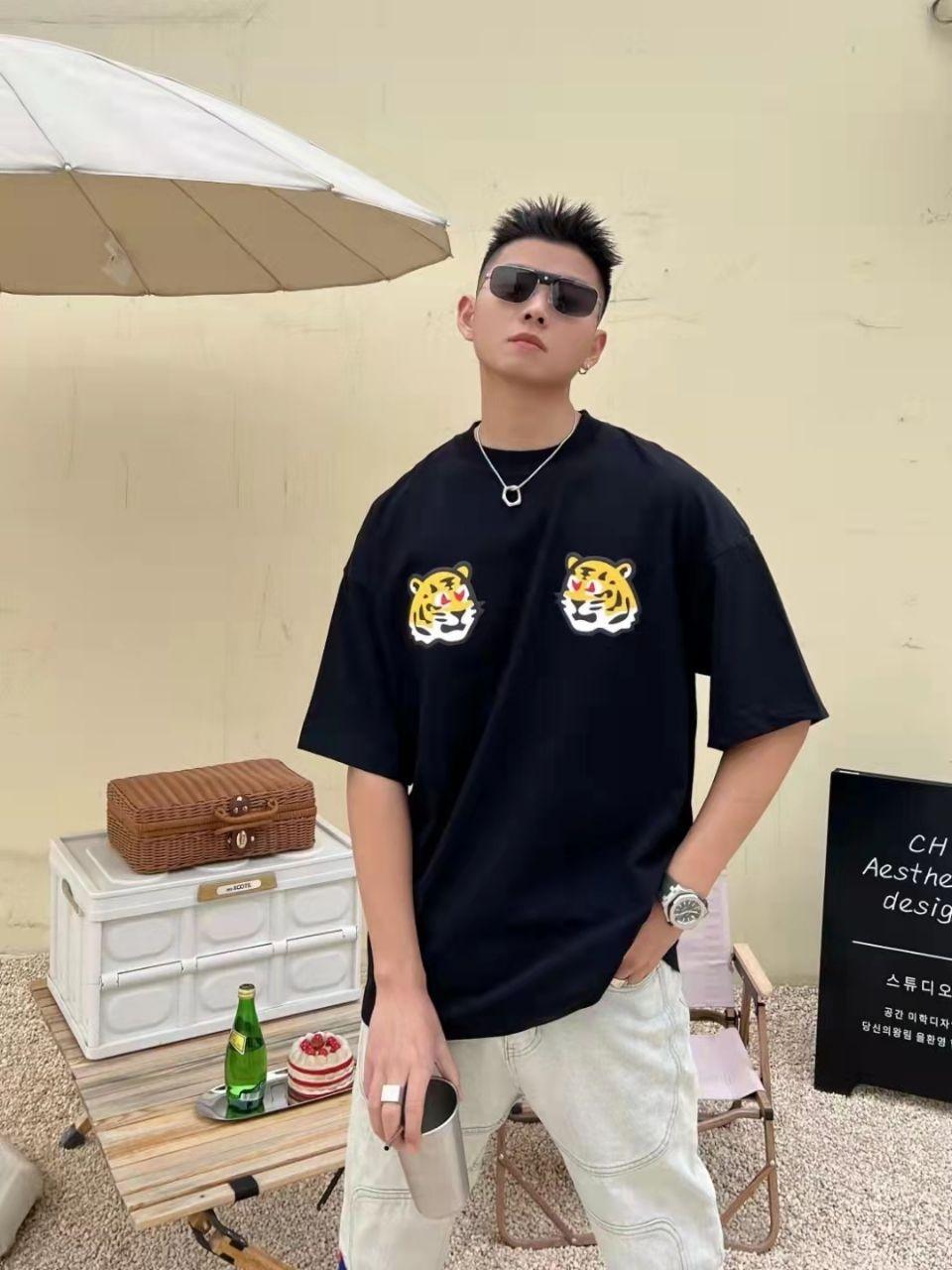 2022ss虎年新款lv老虎印花短袖t恤