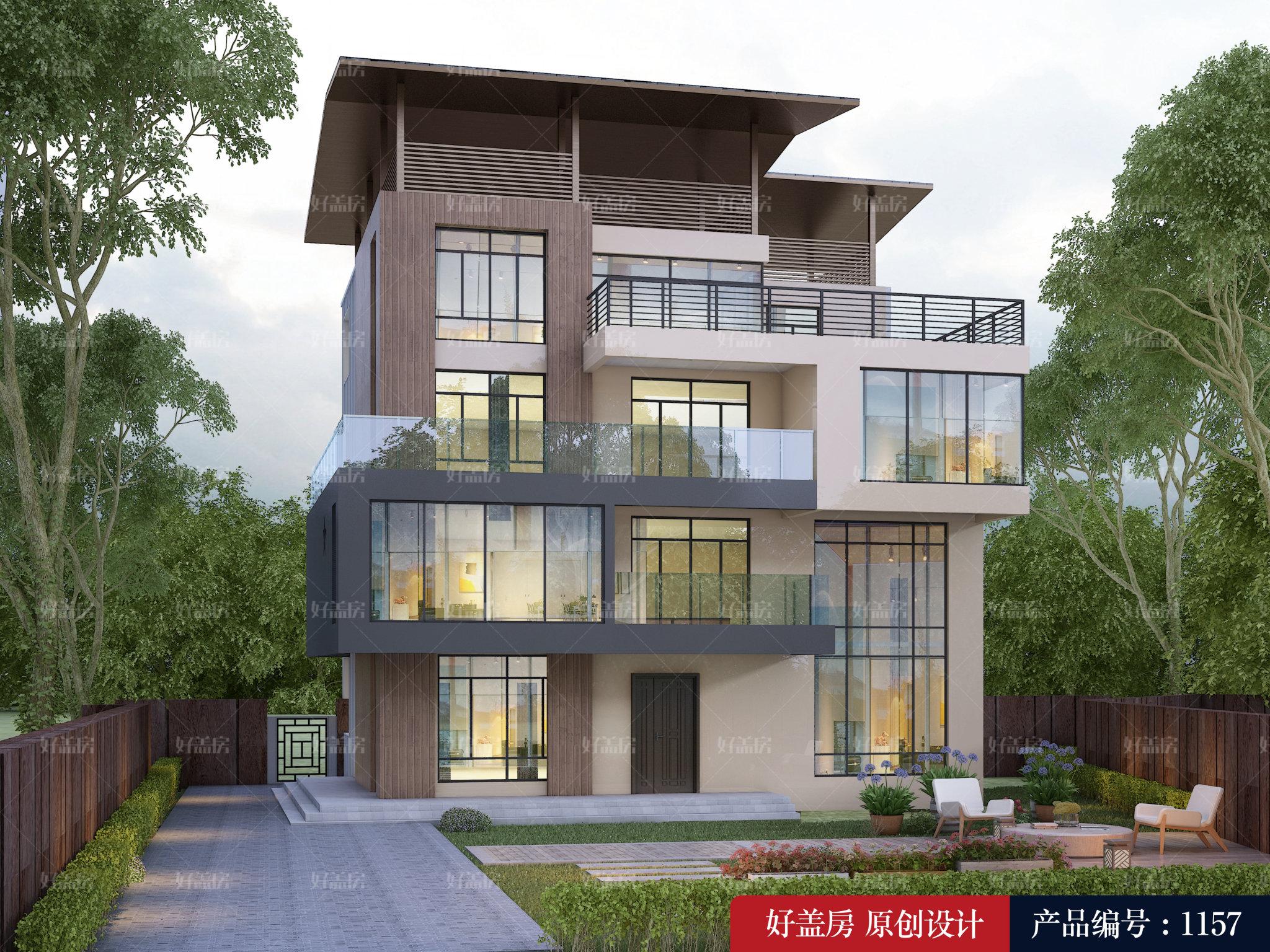 别墅面积适中,设计规范,四层布局典雅.