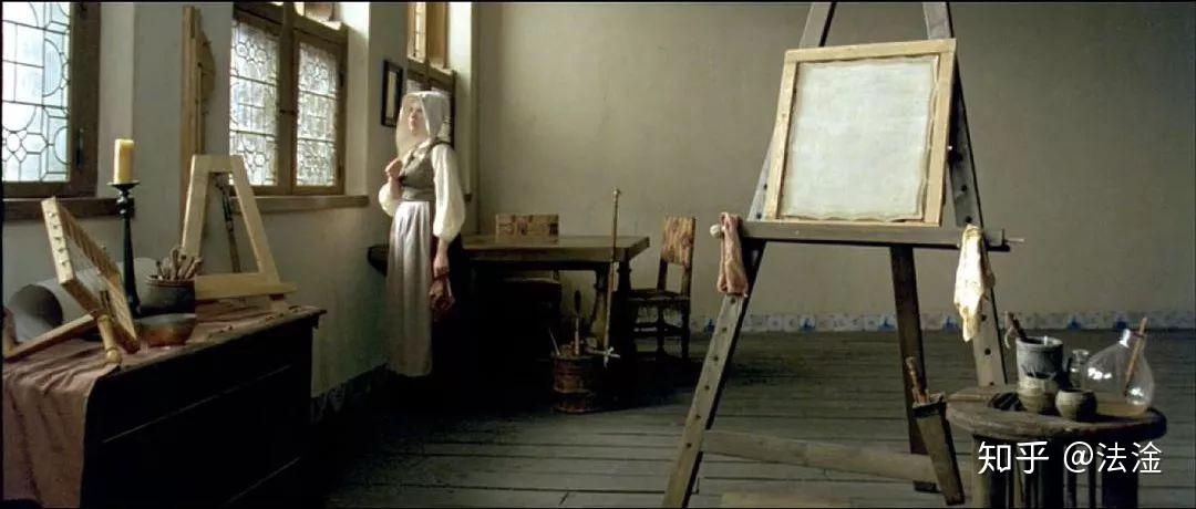 每一个画面都可以定格,展现了画家维米尔和女主角之间的故事