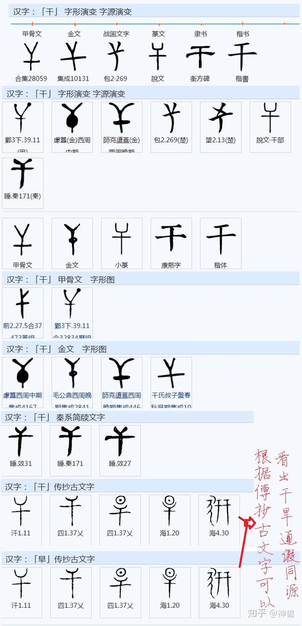 关于 午 字的起源 和天干地支 知乎