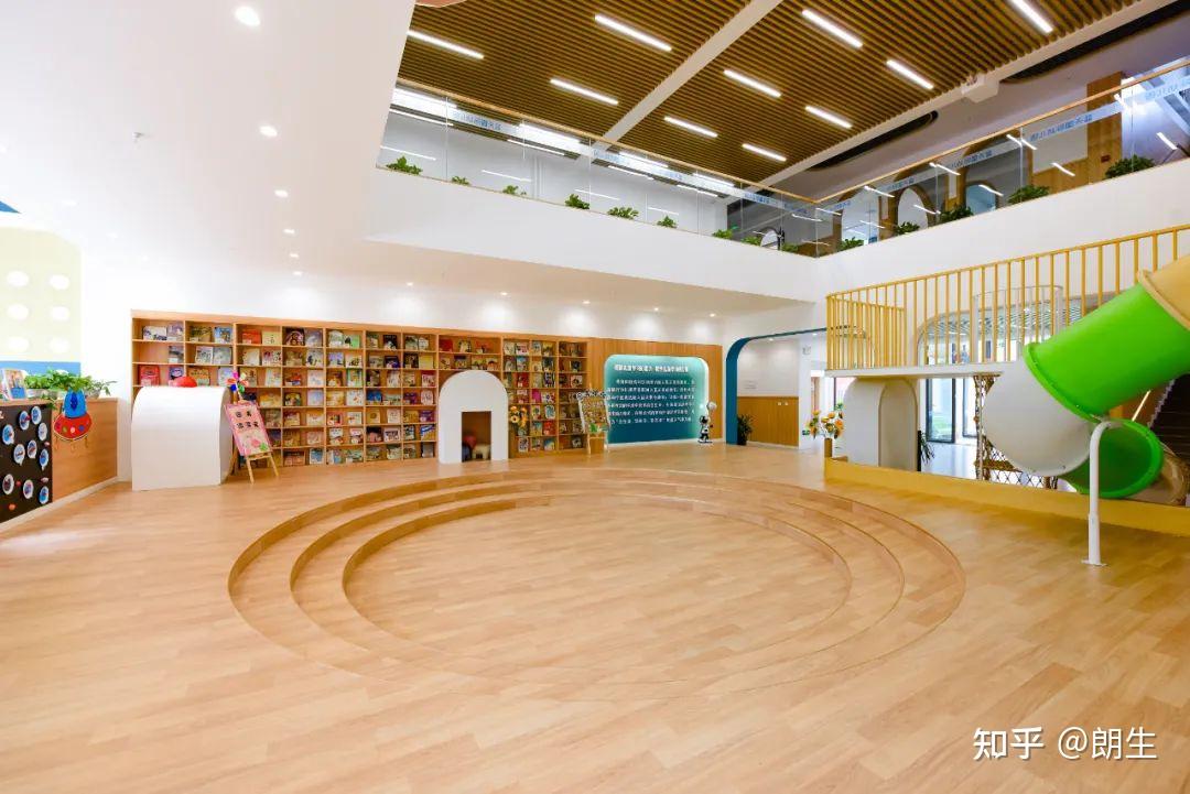朗生墙板商业空间案例 i 山西蓝天国际幼儿园,教育空间的美学范本