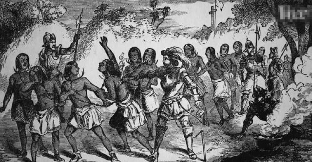 西印度群岛上的印第安人大量灭亡