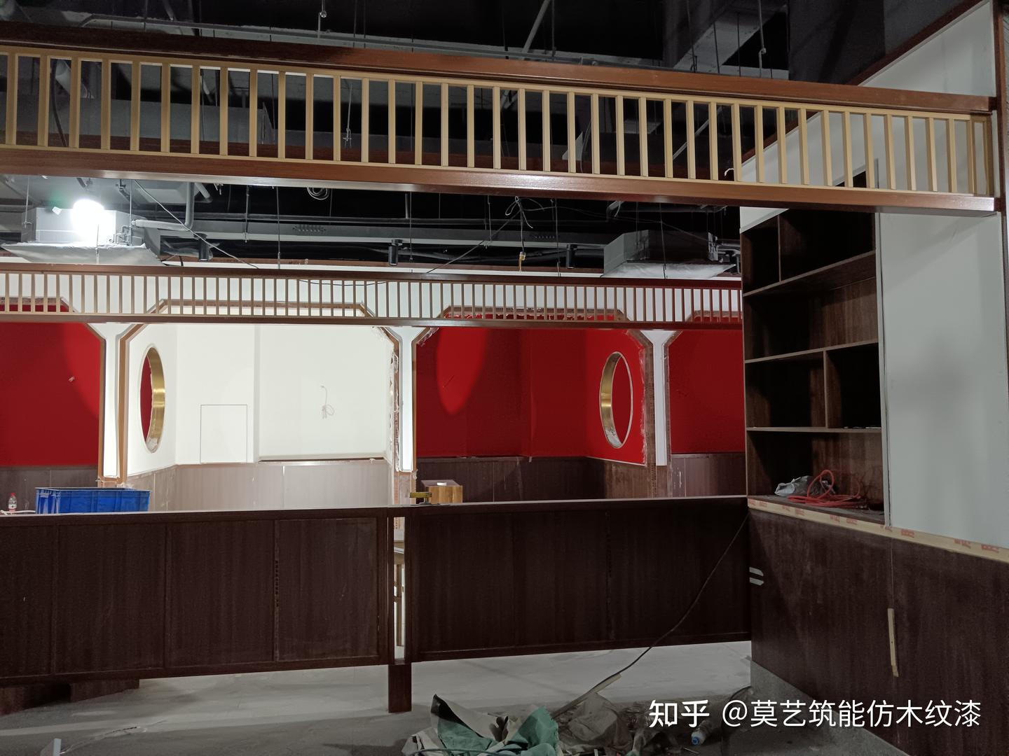 火锅店装饰,怎能少了仿木纹漆? - 知乎