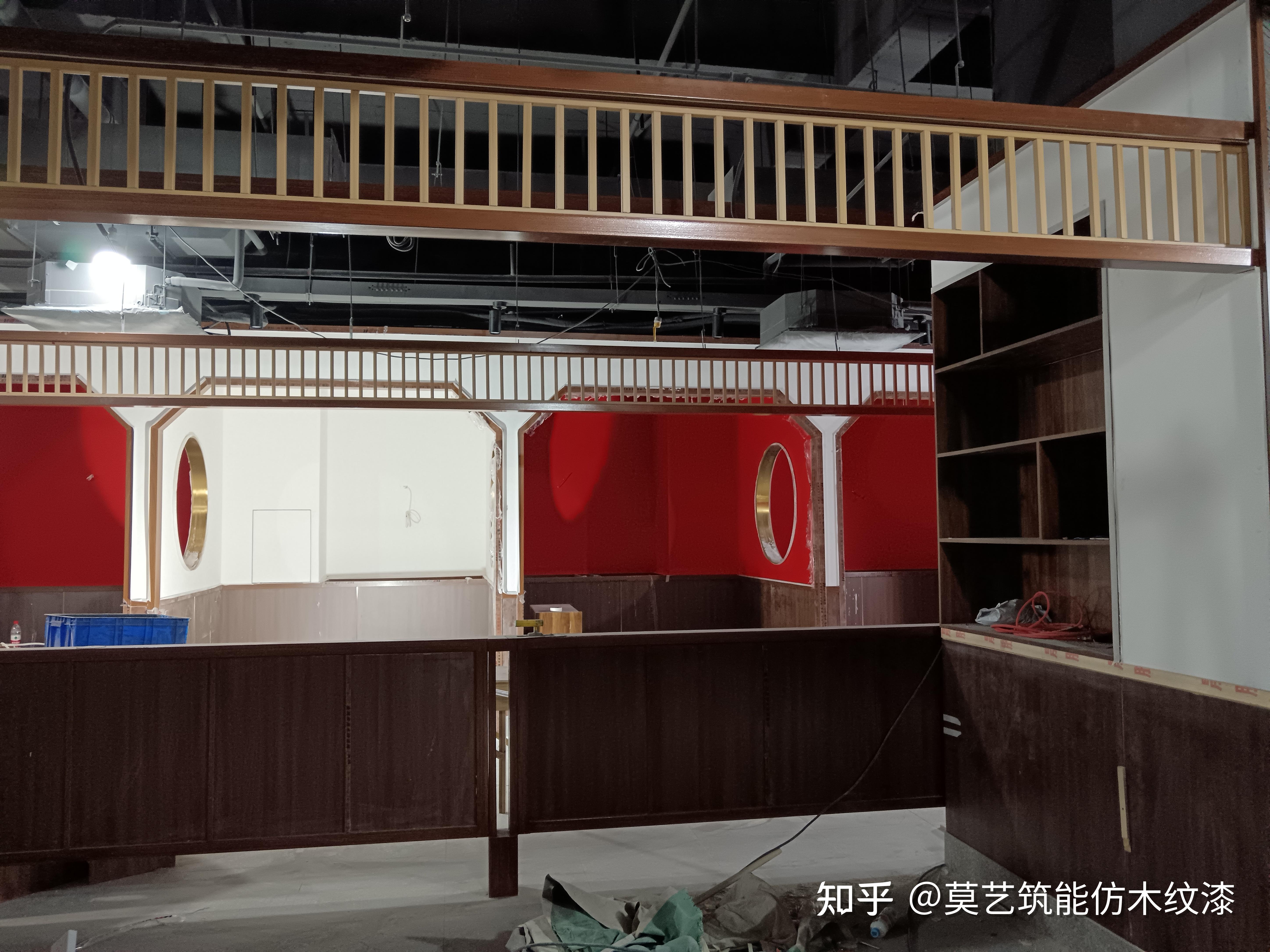 火锅店装饰,怎能少了仿木纹漆? - 知乎