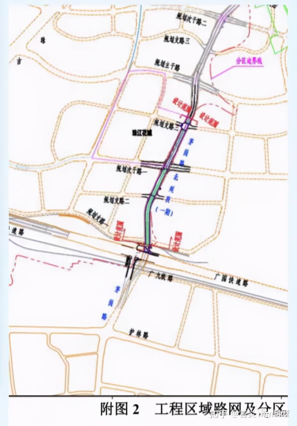 广氮板块的车陂路北延线工程