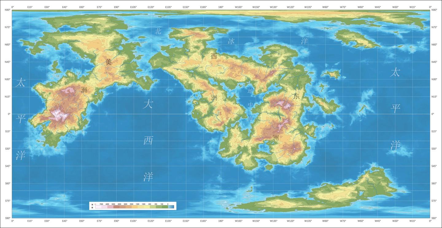 架空世界地图分享2 知乎
