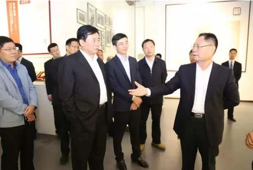 安徽省农村信用社联合社党委书记理事长陈鹏率队考察祥源祁红茶业