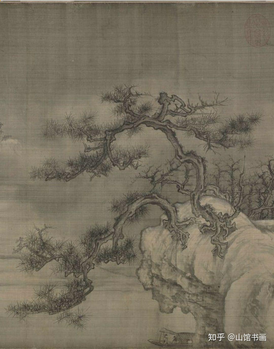 此图是王诜师法李成而自成一家的作品.