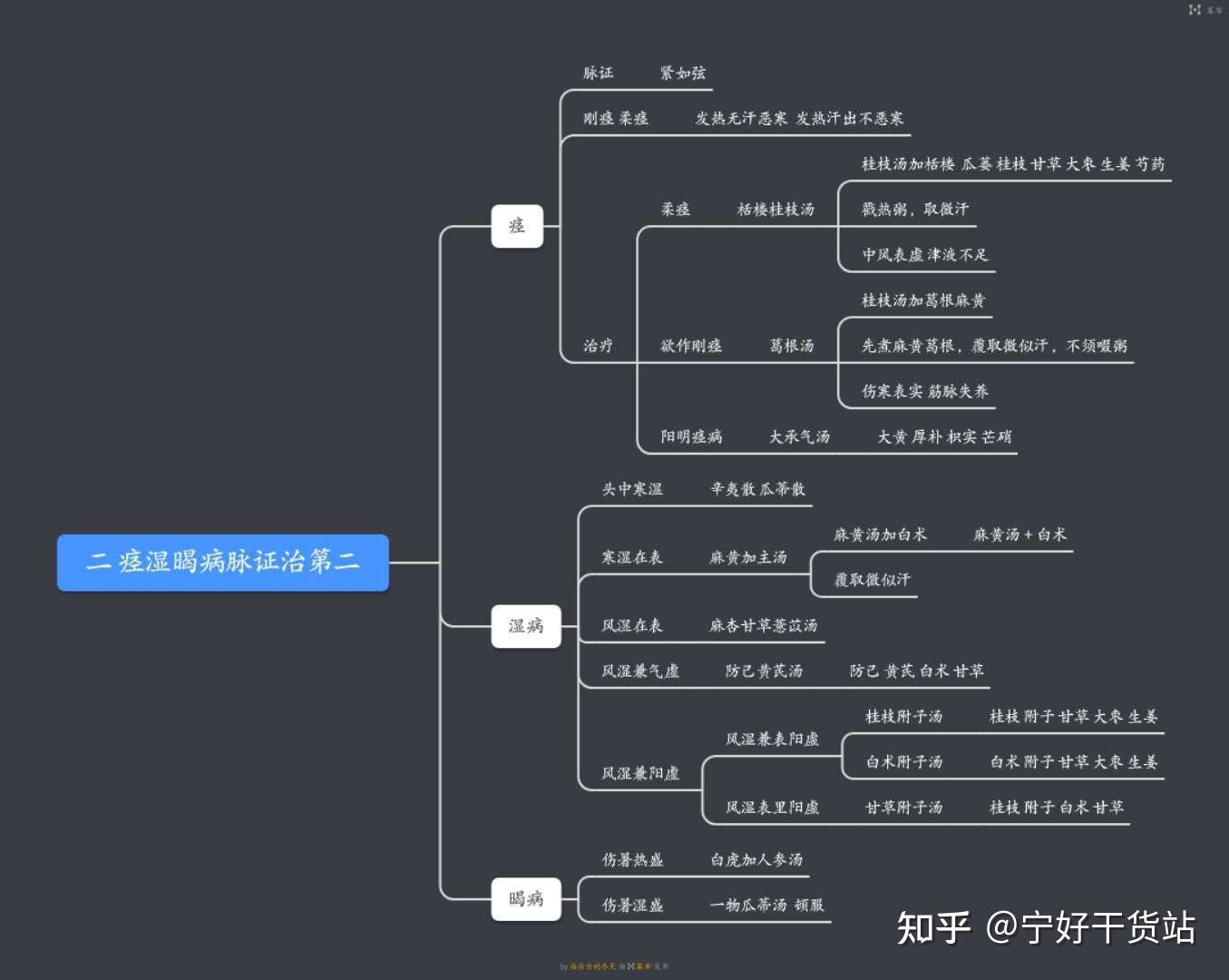 金匮要略全书思维导图图片