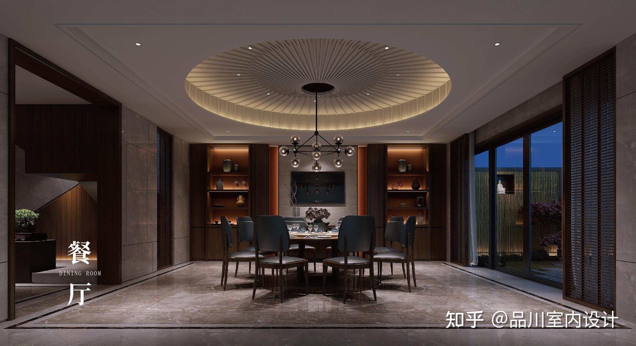 福州别墅设计 | 品川设计 | 带你领略新中式的独特魅力 - 知乎