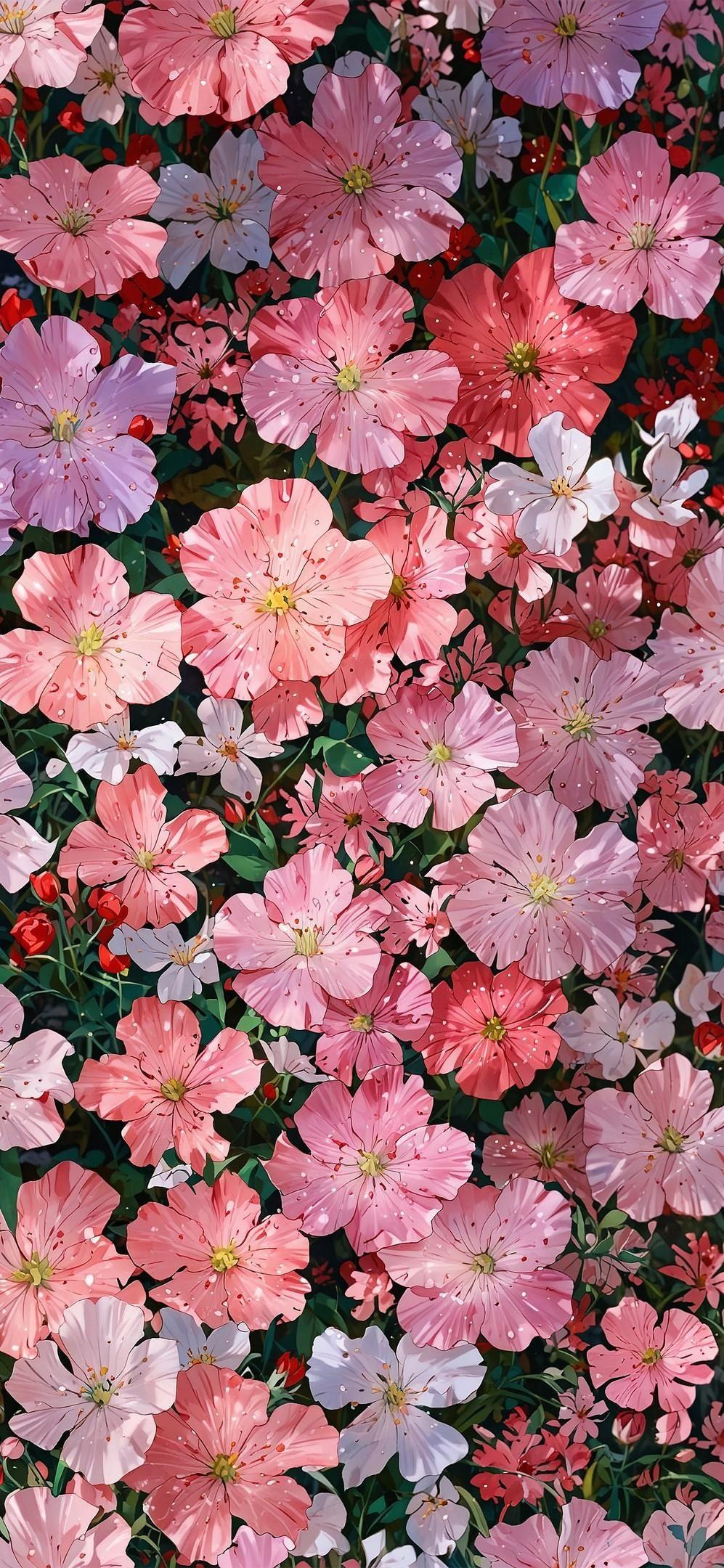 手机屏幕开满花：私藏高级感花卉壁纸合集 - 知乎