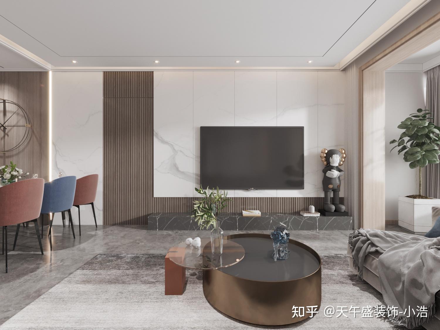 120㎡现代极简风格装修,温馨生活从这里开始 - 知乎
