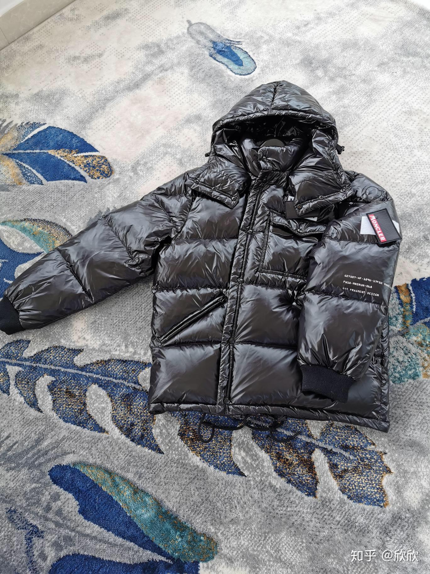 2019冬季新款羽绒服男女情侣款藤原浩fragmentxmoncler联名系列加厚