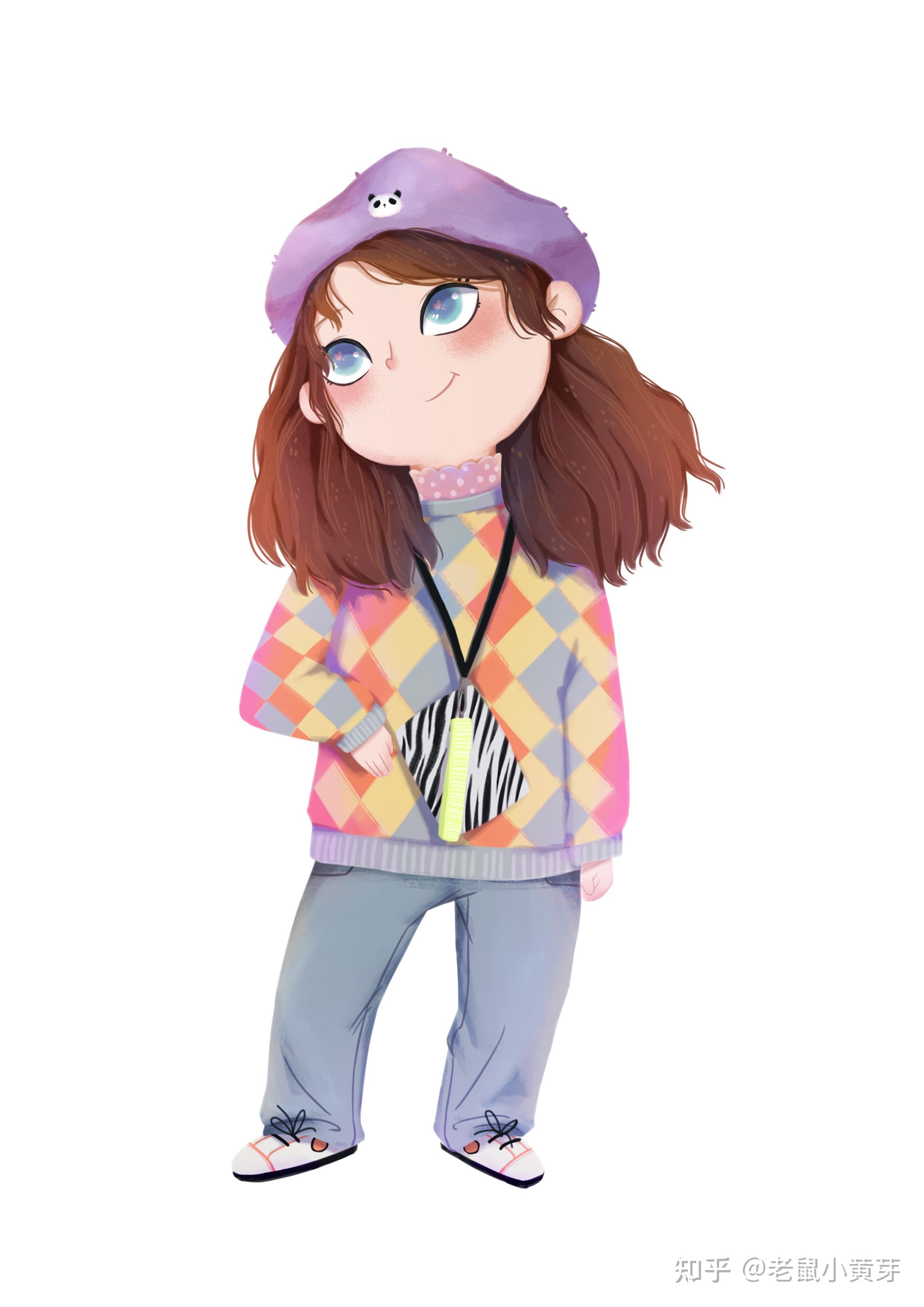 商业插画零基础入门简单的人物绘制过程