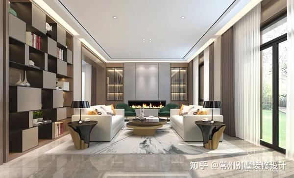 常州别墅装饰|350㎡现代禅意风格案例赏析 - 知乎