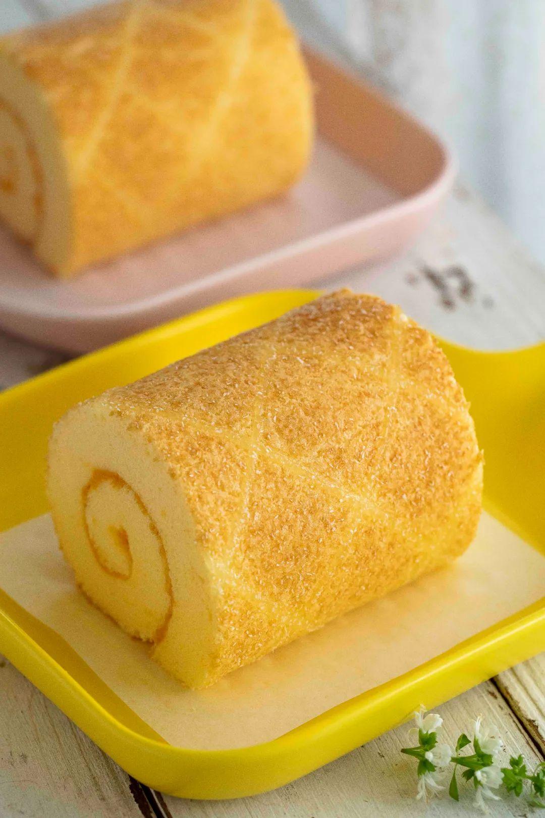 纹理漂亮的香妃蛋糕卷,做法居然如此简单?