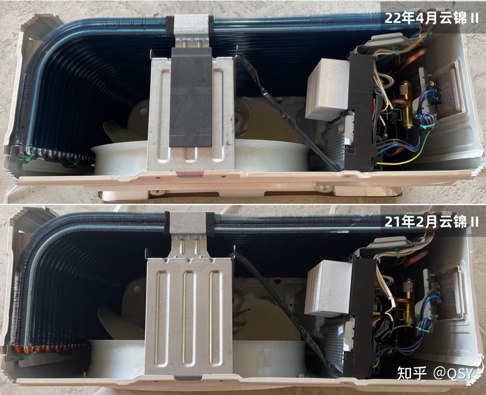 拆空调279丨格力云锦Ⅱ 3匹新一级 22年4月出厂依旧是松下压缩机