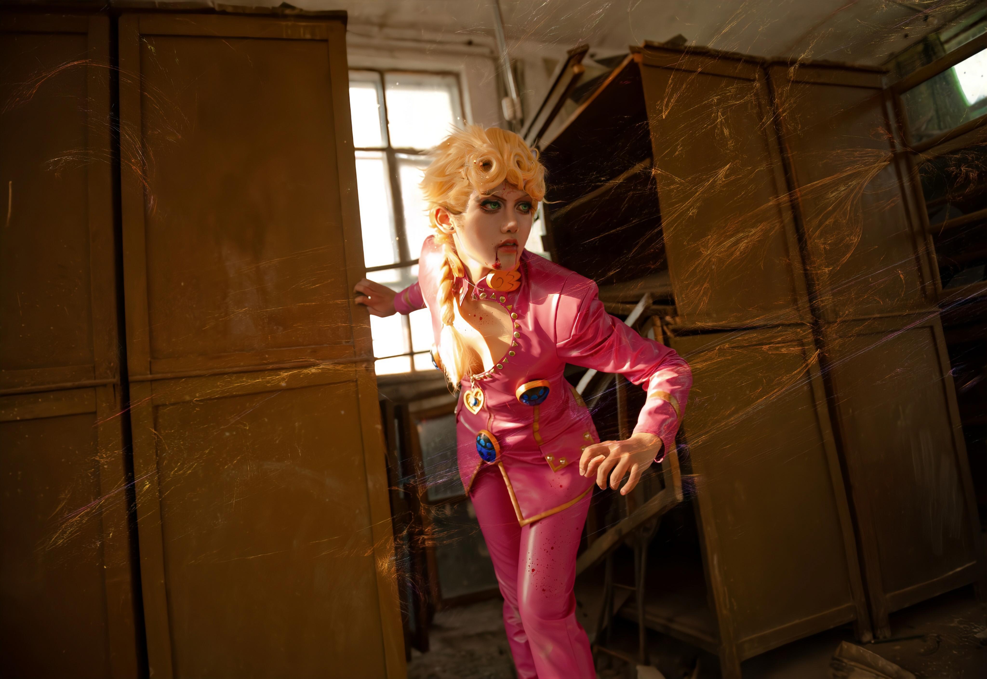 jojo的奇妙冒险黄金之风乔鲁诺x布加拉提cosplay