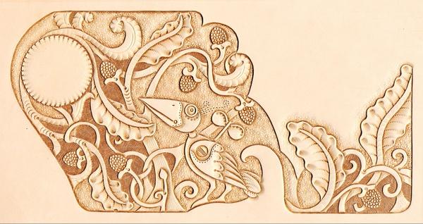 林卡伊的魔法丛林皮雕艺术