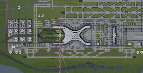 白云机场t3航站楼形似小蛮腰h你喜欢吗